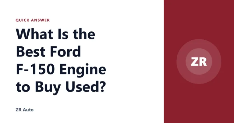 What Is the Best Ford F-150 Engine to Buy Used?