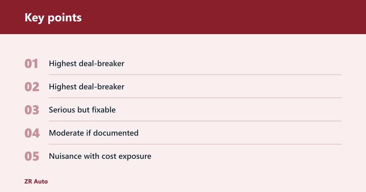 Key points: F-150 triage table