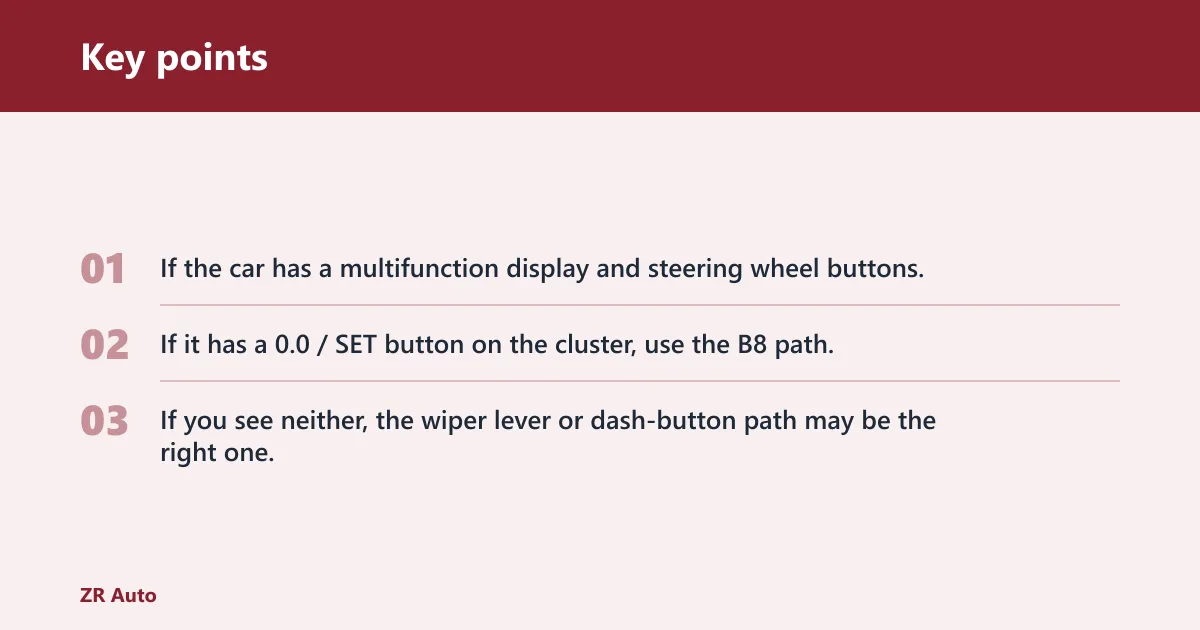 Key points: Which Passat do you have?