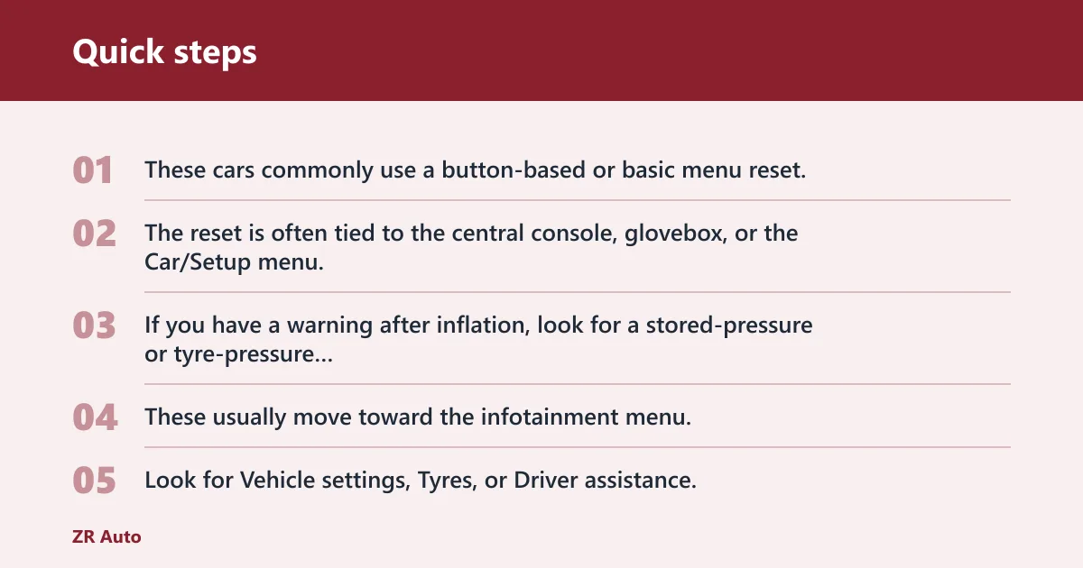 Quick steps: Which reset method does your Tiguan use?