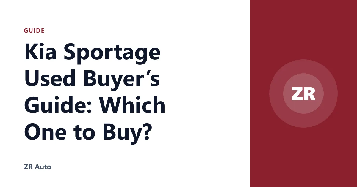 Kia Sportage Used Buyer’s Guide: Which One to Buy?