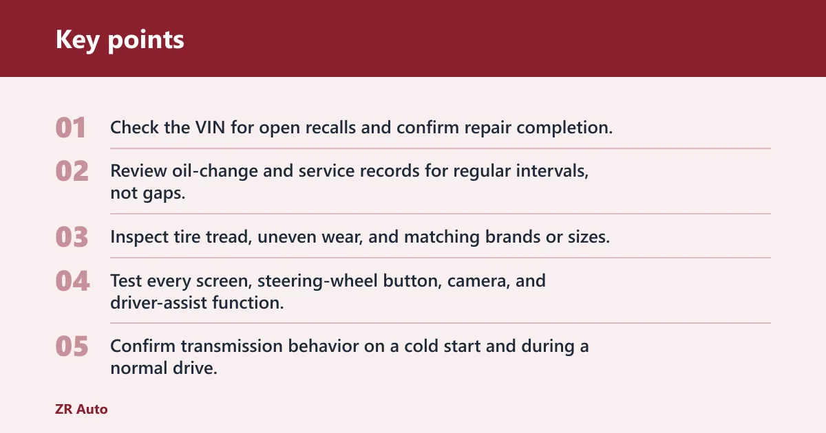 Key points: Which used model years and trims should you target?