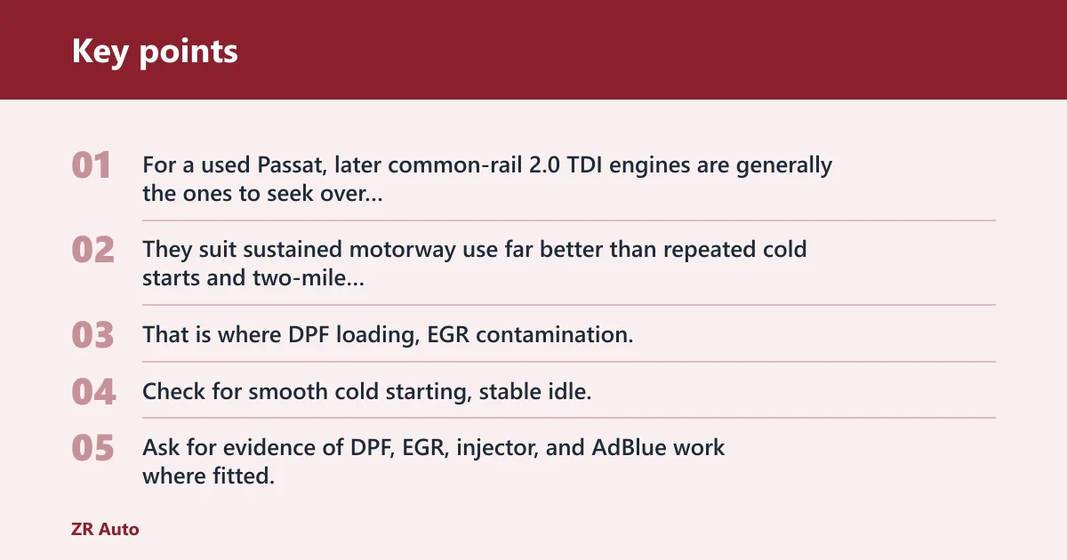 Key points: Which engine should you choose?