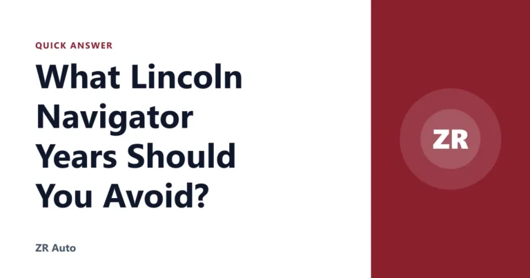 What Lincoln Navigator Years Should You Avoid?