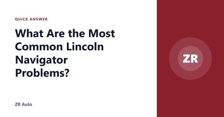 What Are the Most Common Lincoln Navigator Problems?