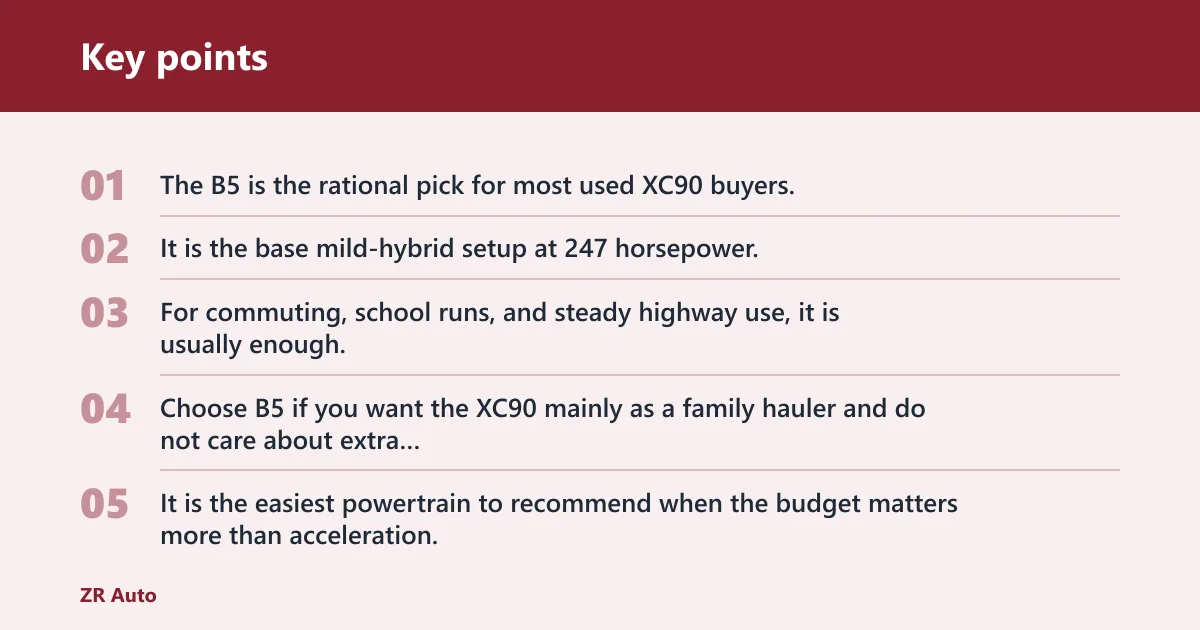 Key points: Which XC90 powertrain should you buy?