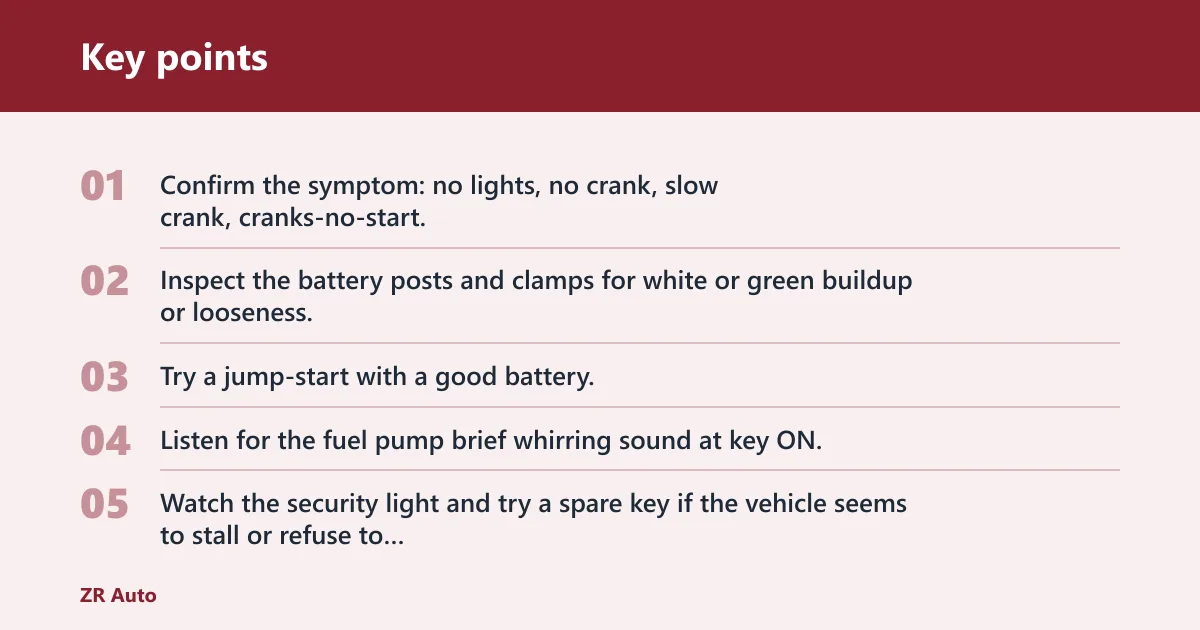 Key points: Why is my Kia Sportage not starting?