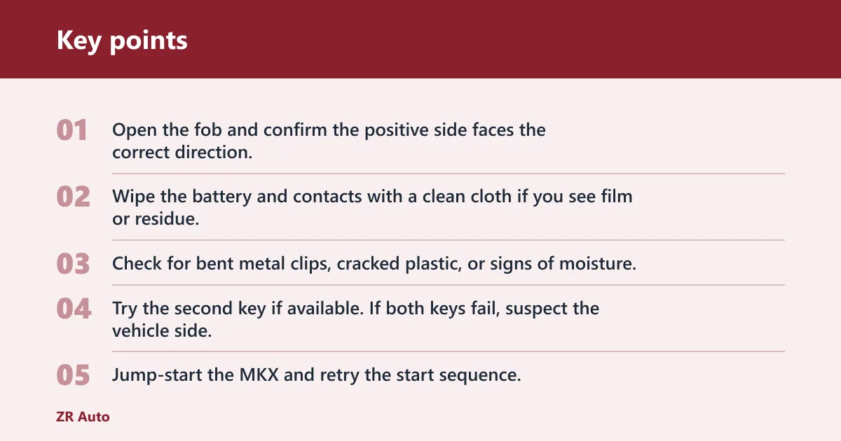 Key points: Could a new battery still leave the message on?