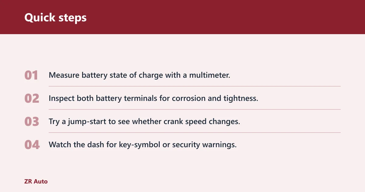 Quick steps: What should you check first if your VW Jetta won't start?